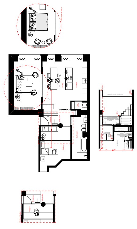 3+1, Wilsnacker Str 41 Berlin Moabit Berlin 10559, 80 m² - 2