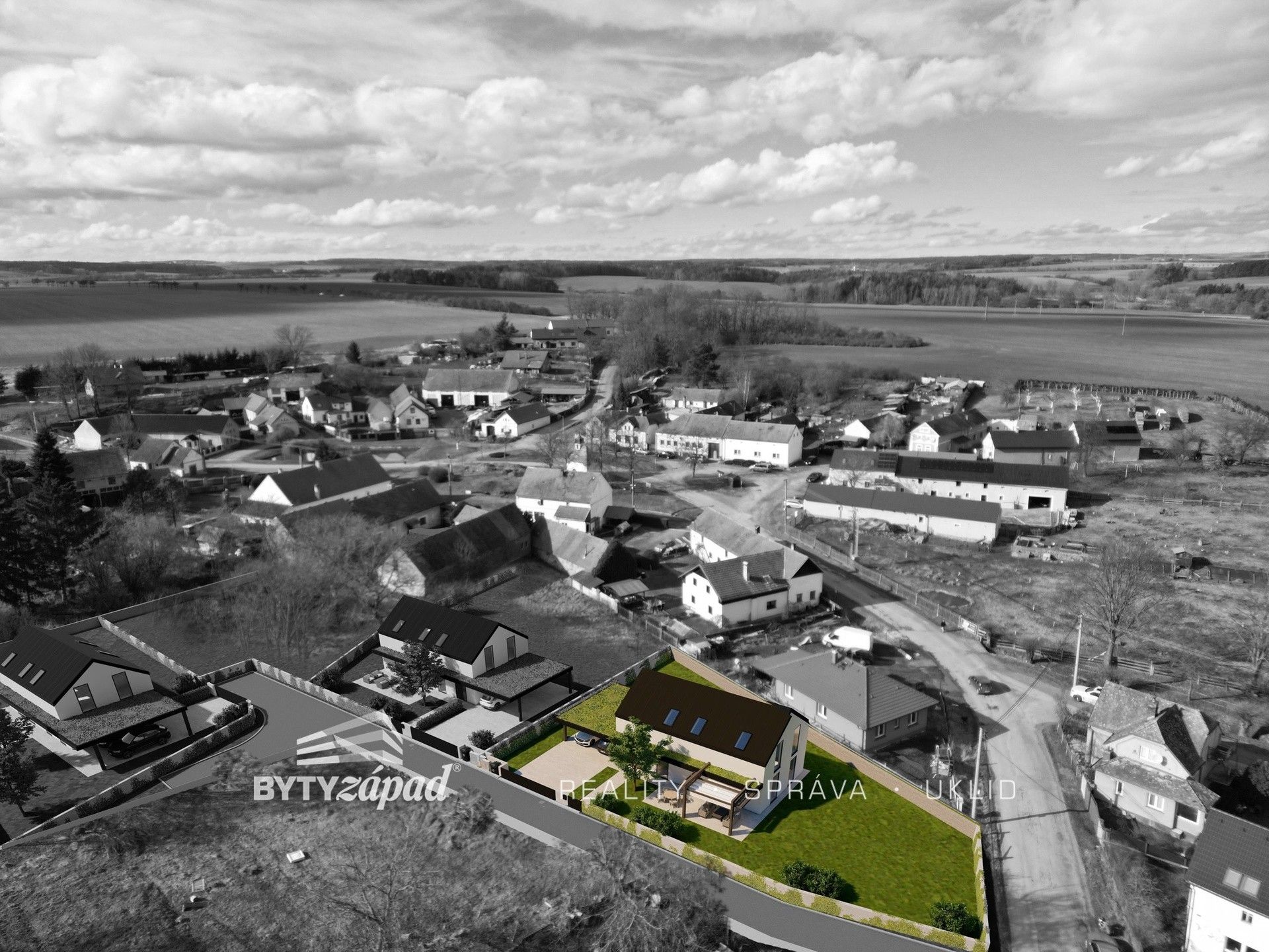 Pozemky pro bydlení, Lisov, 858 m²