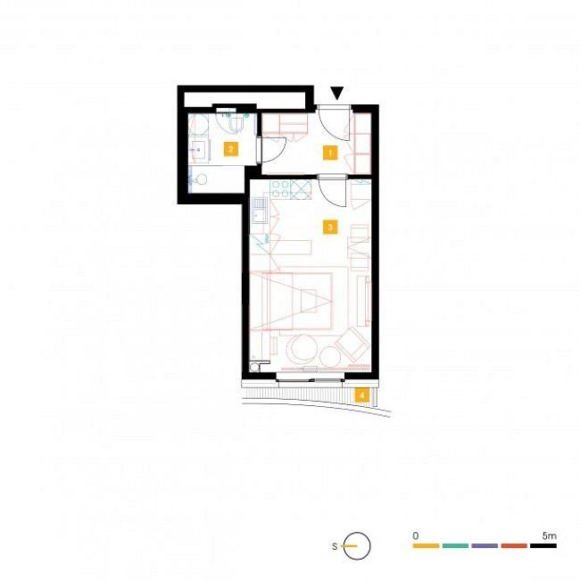 Byt 1+kk · 31 m² · Praha - Stodůlky, okres Praha 13, Hlavní město Praha - 3
