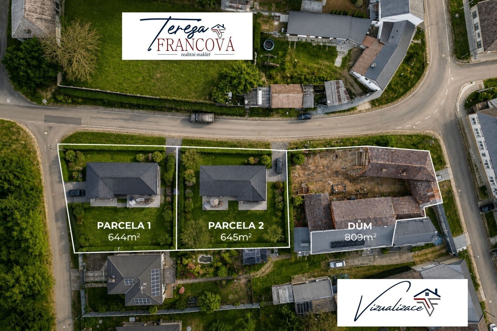 Pozemek pro bydlení, 645 m²