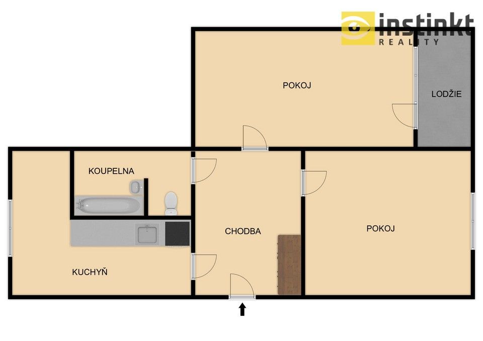 Pronájem byt 2+1 - Vejprnická, Plzeň, 60 m²