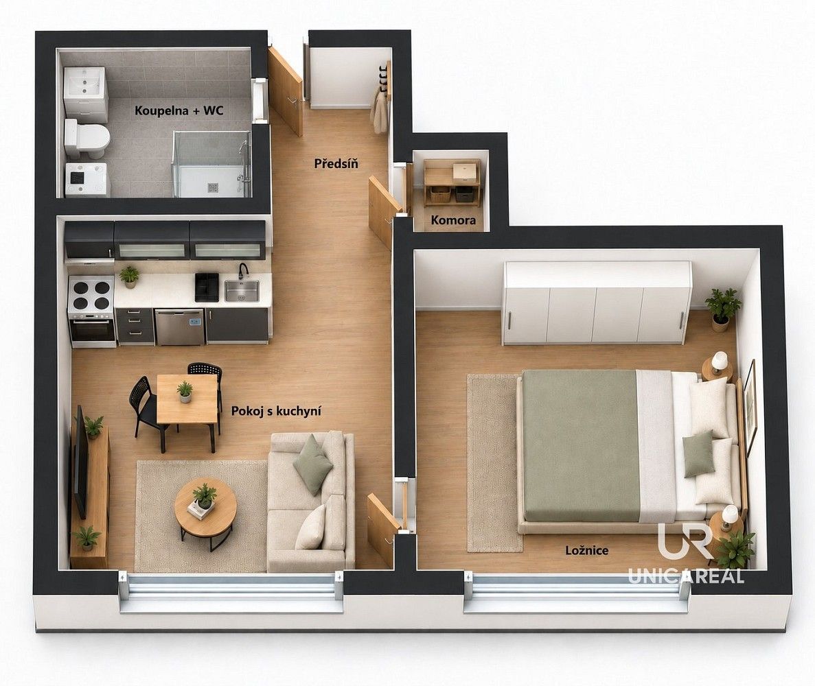 Byt 2+kk · 32 m² · Herčíkova, Brno - Královo Pole - 3