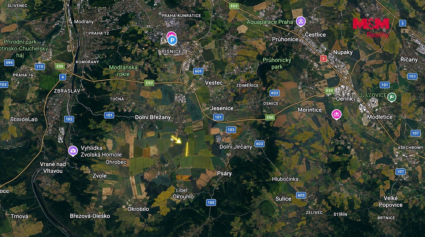 Zemědělské pozemky, Libeř - Libeň, okres Praha-západ, Středočeský kraj - 2