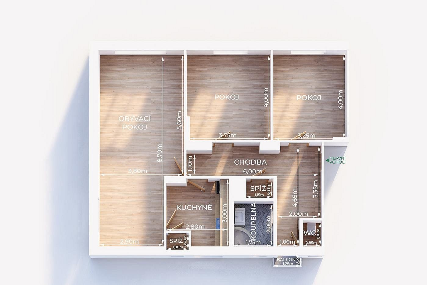 3+1, Hranice - Hranice I-Město, okres Přerov, Olomoucký kraj, 94 m² - 2