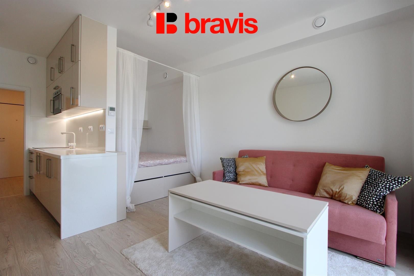 Pronájem byt 1+kk - Poříčí, Brno, 26 m²