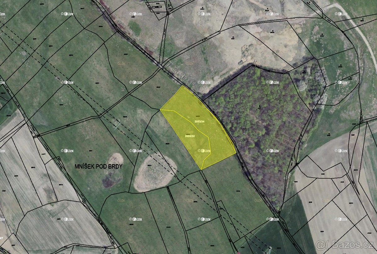 Pozemky pro bydlení, Mníšek pod Brdy, 252 10