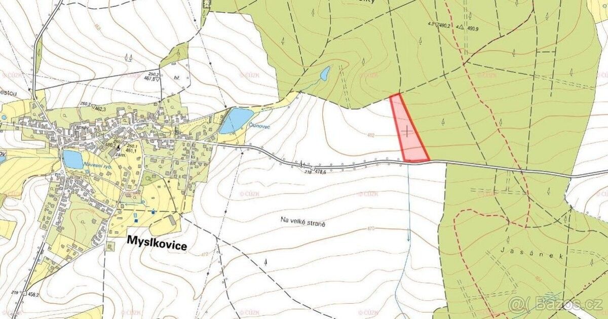 Prodej pozemek pro bydlení - Myslkovice, 391 16