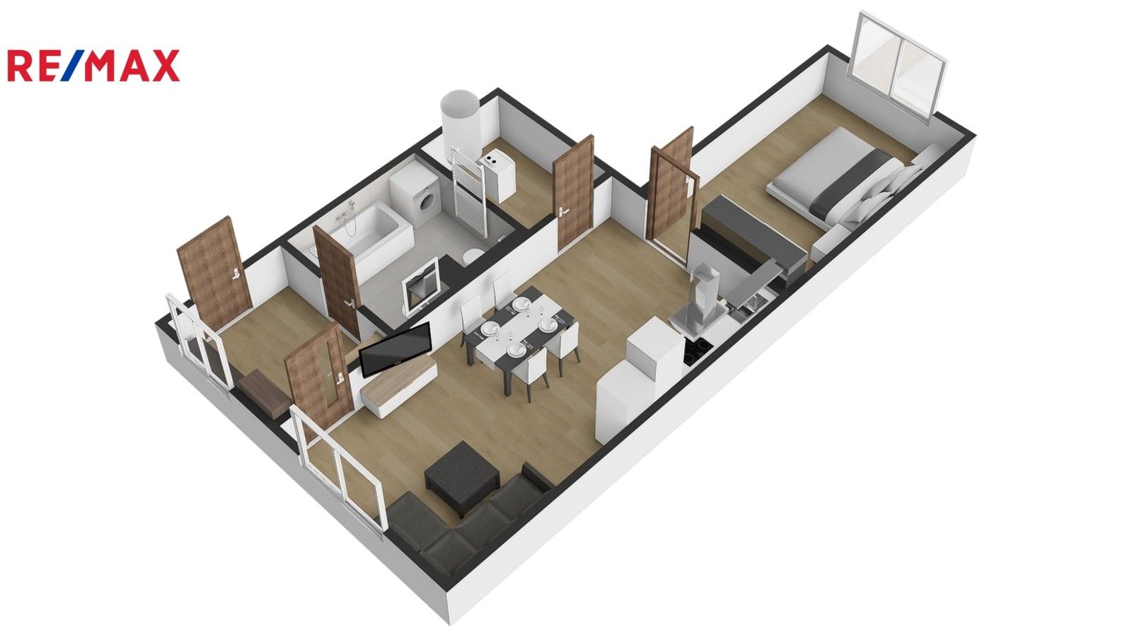 Prodej byt 2+kk - 9. května 640, Ivanovice na Hané, 54 m²