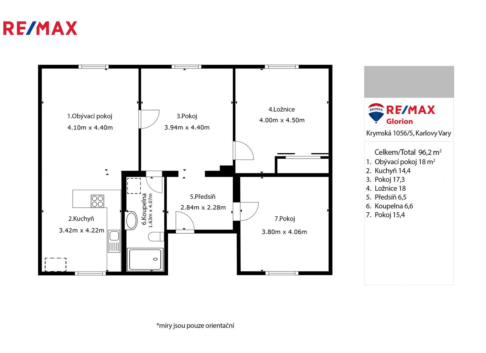 Prodej byt 4+kk - Slovanská, Karlovy Vary, 96 m²