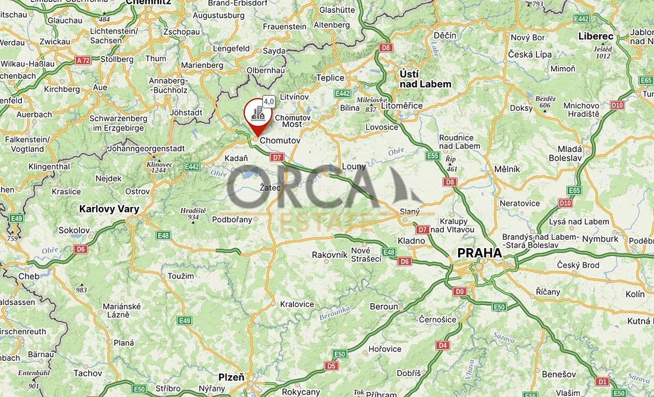 Prodej komerční pozemek - Chomutov, Ústecký kraj - 5