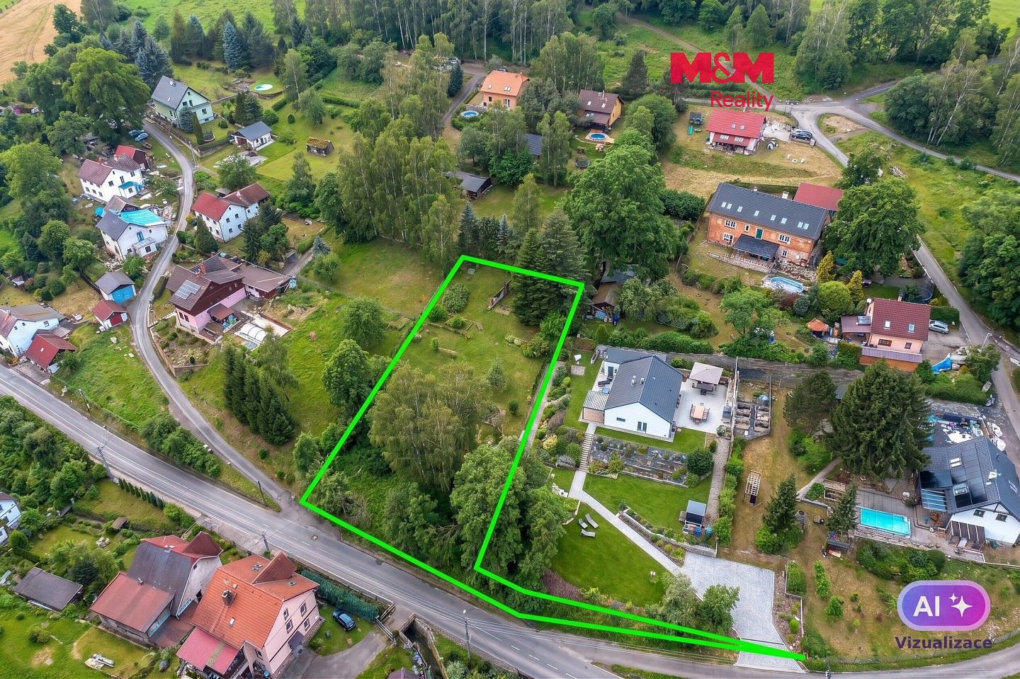 Pozemky pro bydlení, Ludvíkovice, okres Děčín - 1