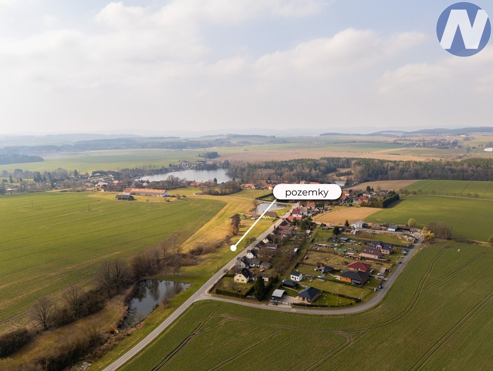 Prodej pozemek pro bydlení - Borovany, 1 282 m² - 5