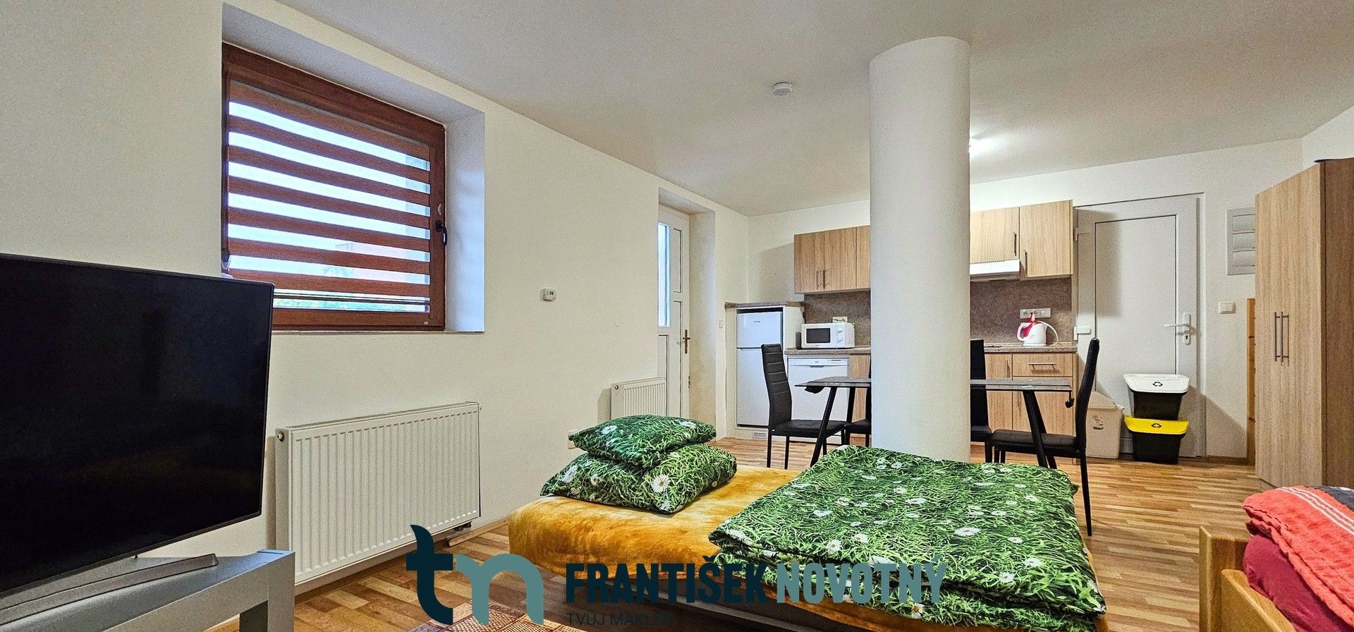 Pronájem byt 1+kk - Olbramovice, 35 m²