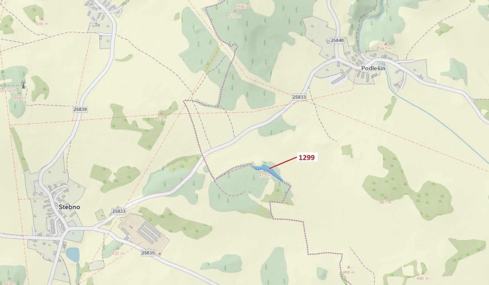 Lesy, Stebno, okres Ústí nad Labem, Ústecký kraj - 1