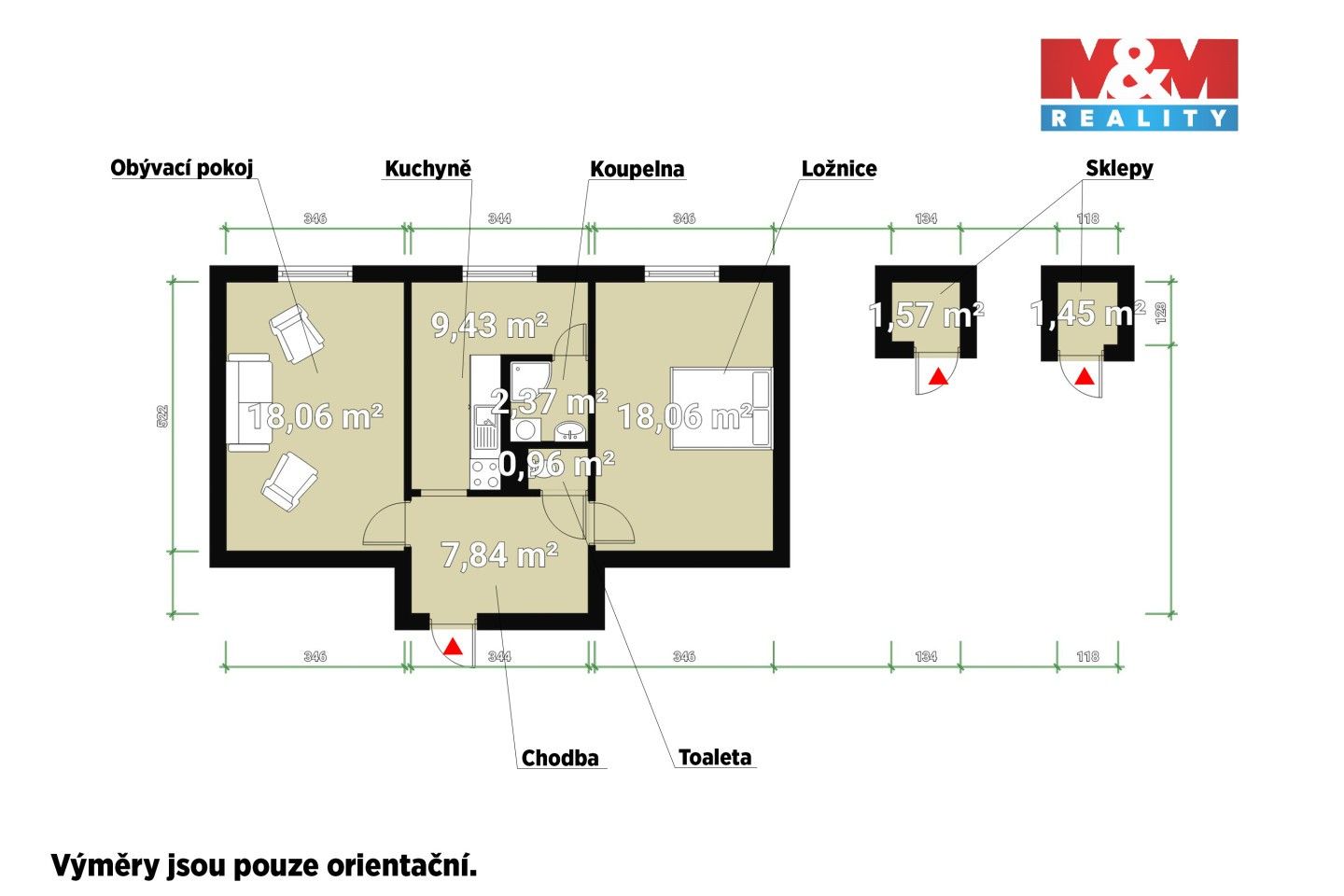 Prodej byt 2+1 - Přimdská, Bor, 63 m²