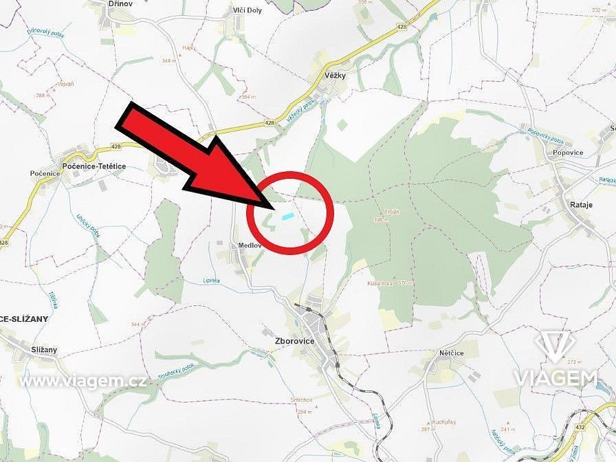 Zemědělské pozemky, Zborovice, okres Kroměříž, Zlínský kraj