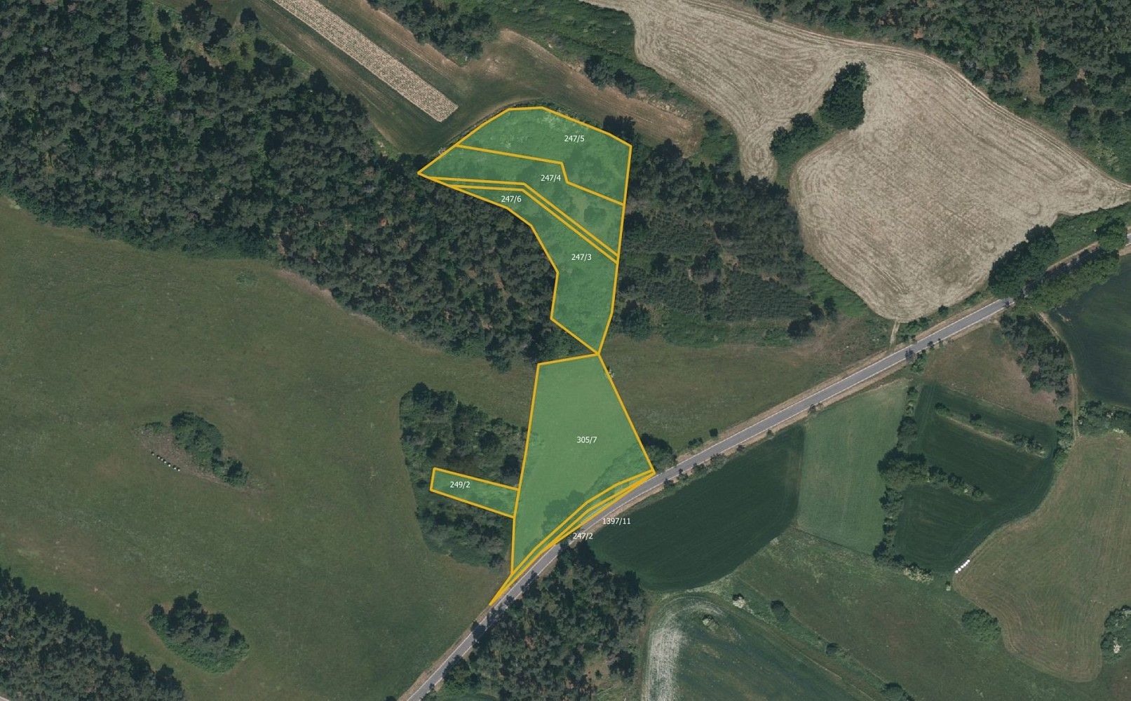 Les, 10 763 m²