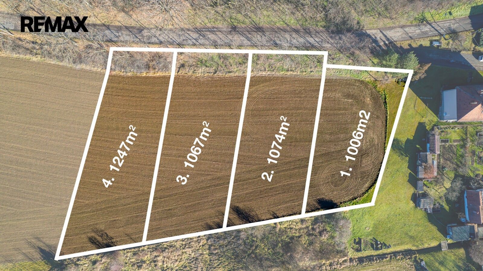 Pozemky pro bydlení, Sedlčany, 1 006 m² - 2