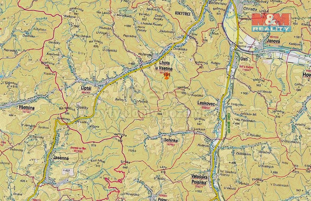Prodej les - Lhota u Vsetína, okres Vsetín, Zlínský kraj - 5