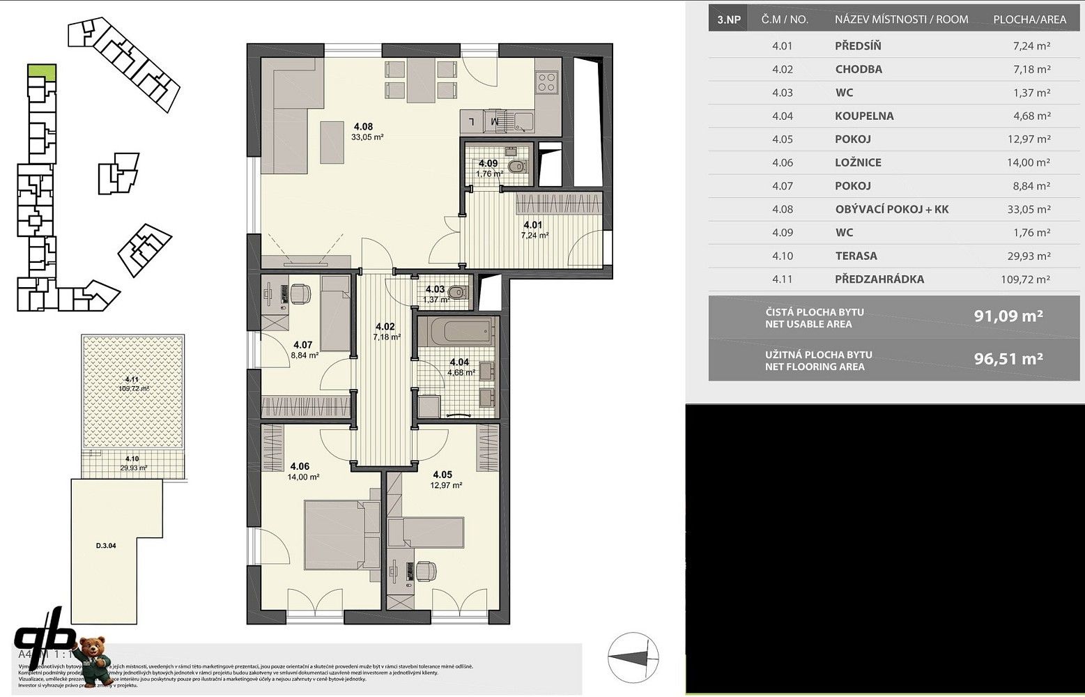 Prodej byt 4+kk - Ostrava - Moravská Ostrava, okres Ostrava-město, Moravskoslezský kraj, 91 m² - 2