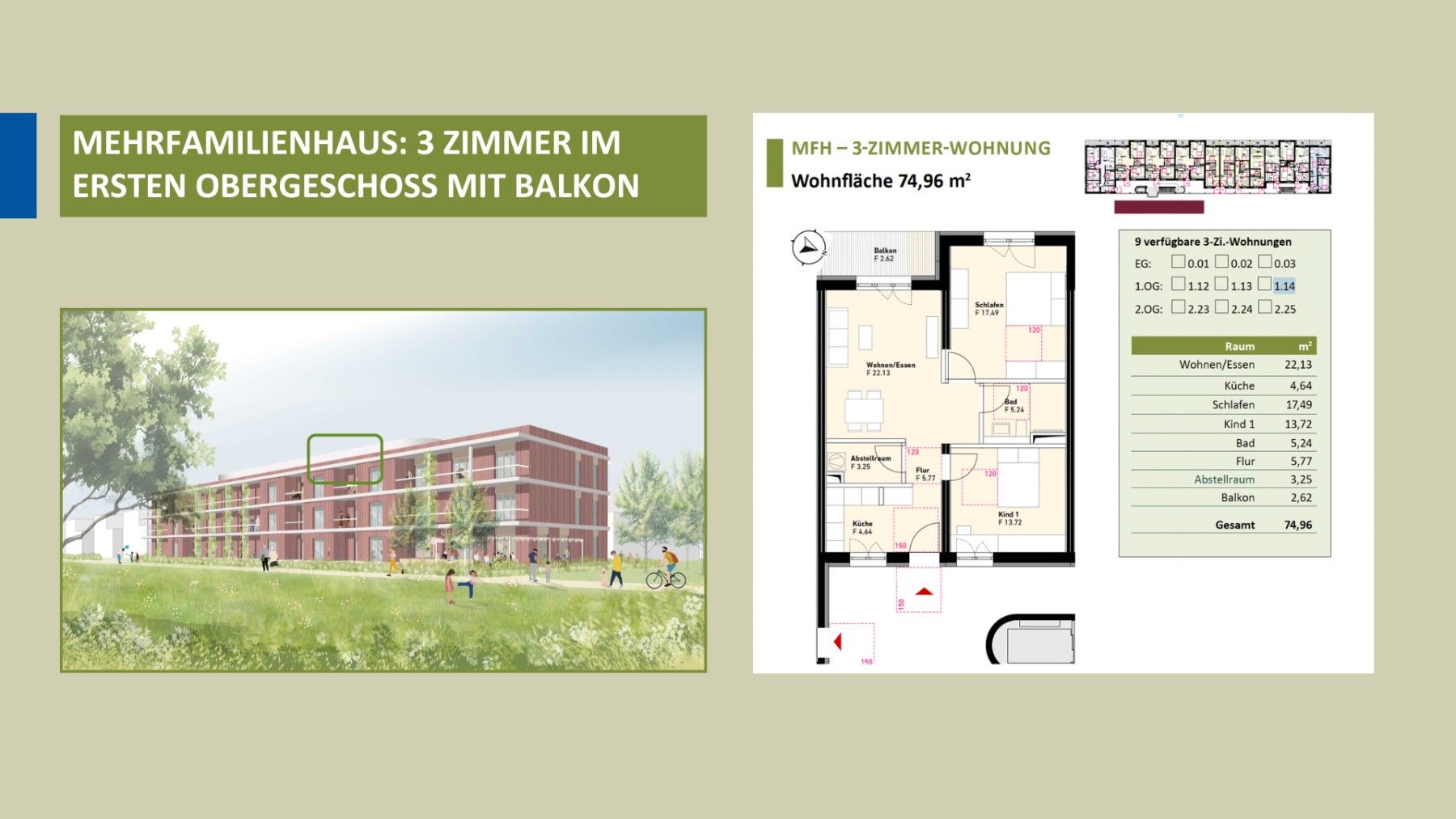 3+1, Karl-Martin-Rebel-Ring, , Hessen, 75 m² - 2