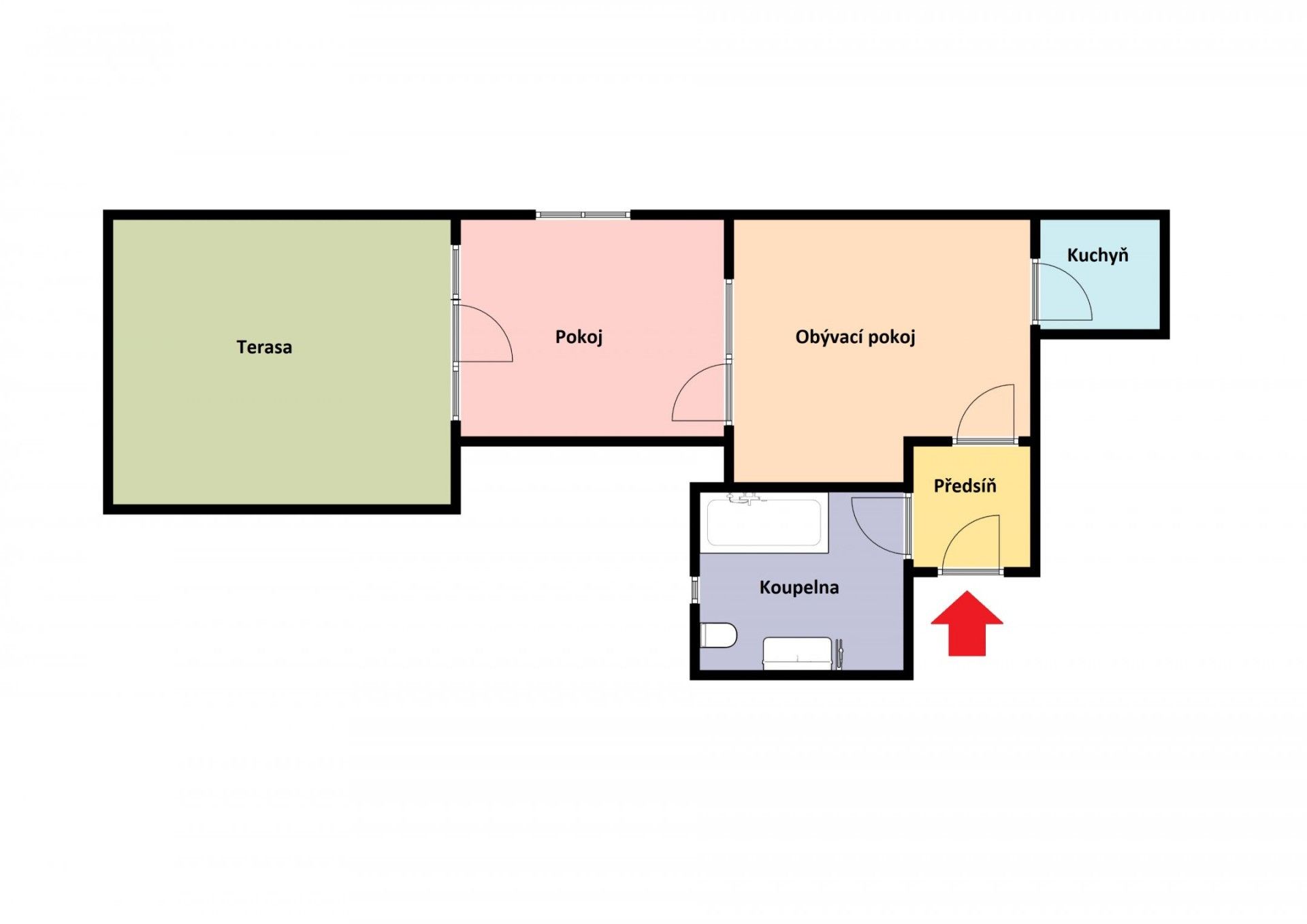 Byt 2+kk · 67 m² · Za Radnicí, Neveklov - 4