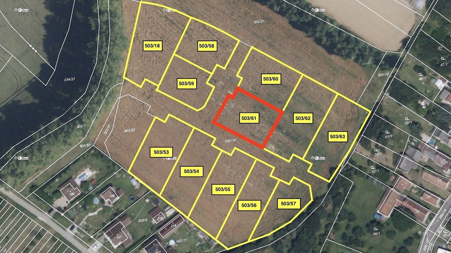 Pozemky pro bydlení, Sobčice, okres Jičín - 2