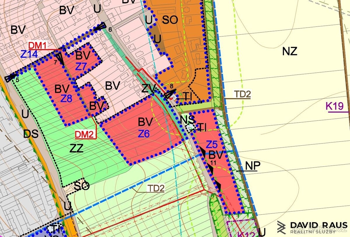 Stavební pozemek, Medlov – pohled 2