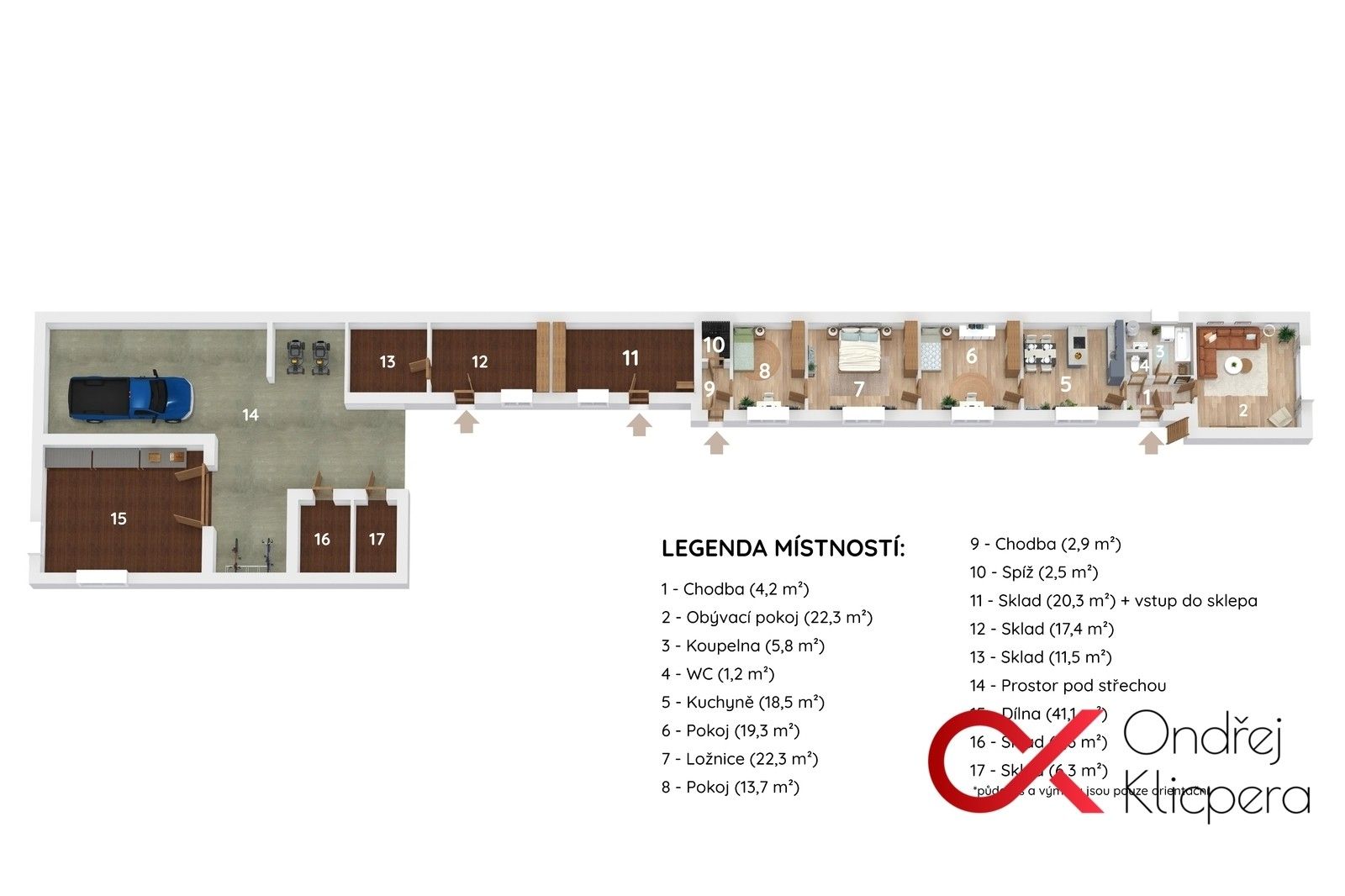Rodinné domy, Husova, Sadská, 120 m² - 2