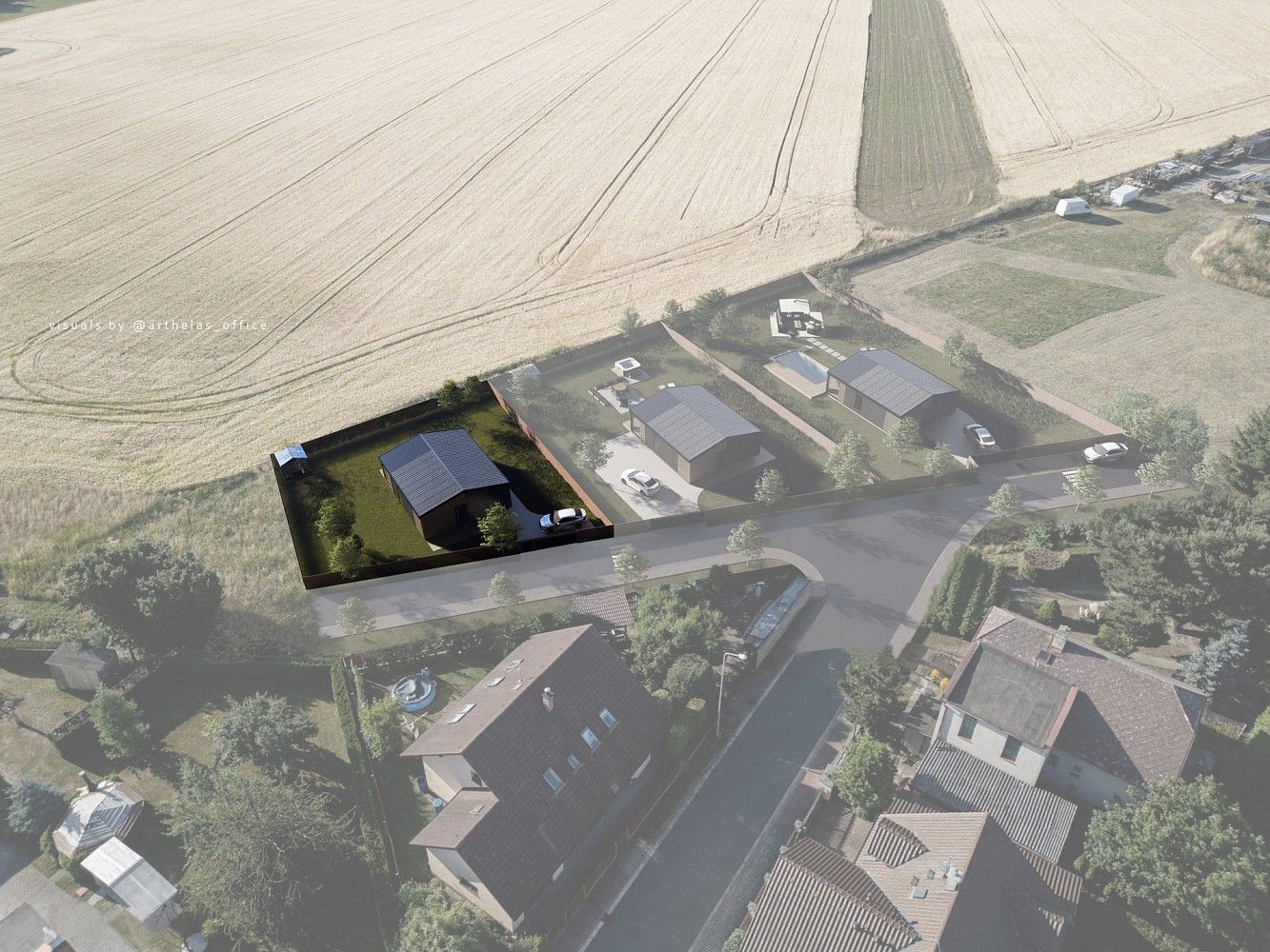 Rodinné domy, Pardubice - Nemošice, Pardubický kraj, 89 m² - 1