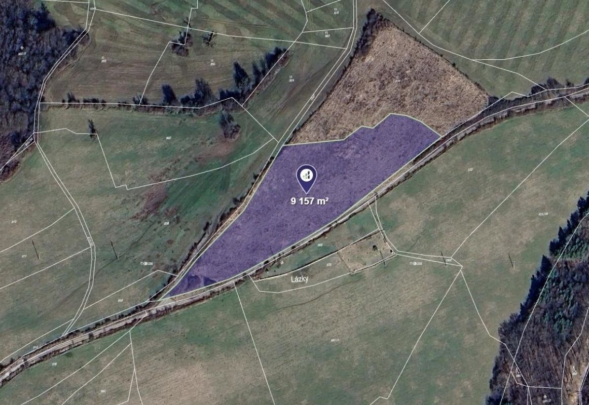 Louky, Luhačovice, 2 289 m² - 1