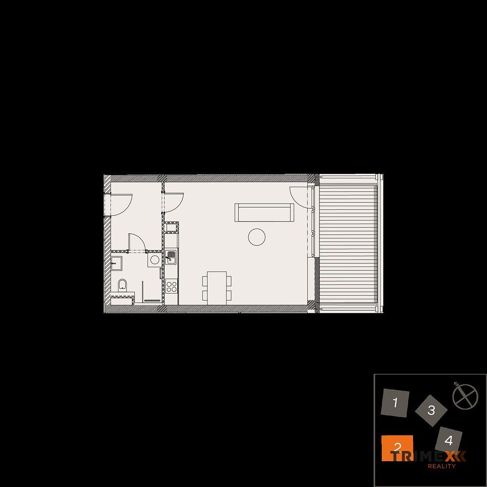 Byt 1+kk · 41 m² · Valašské Meziříčí, okres Vsetín, Zlínský kraj - 3