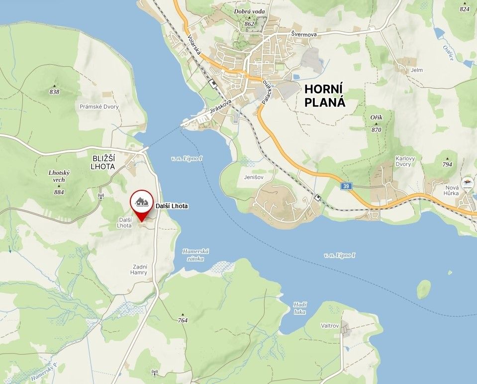 Prodej pozemek pro bydlení - Horní Planá, 382 26