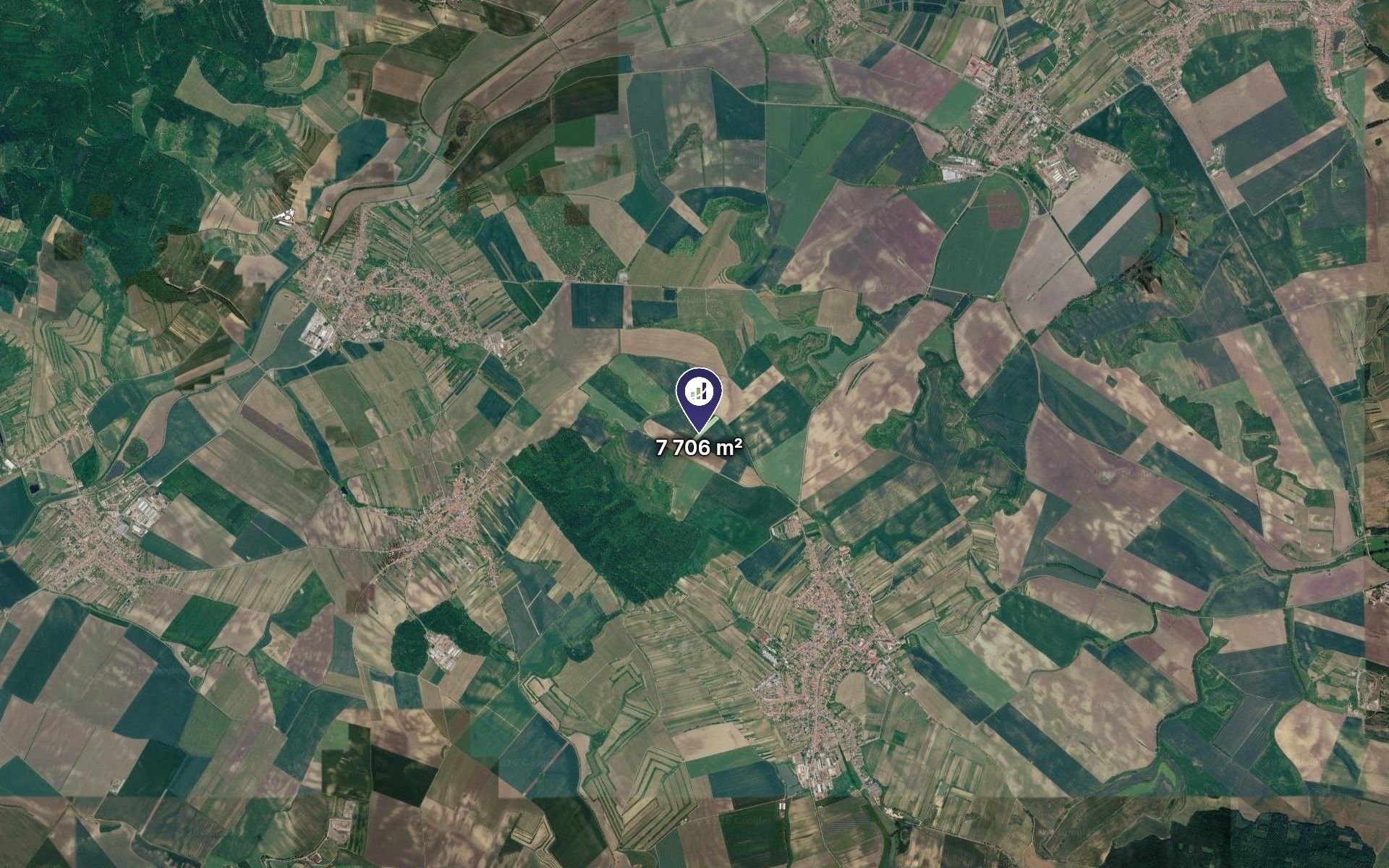 Zemědělský pozemek, Čejkovice – pohled 2