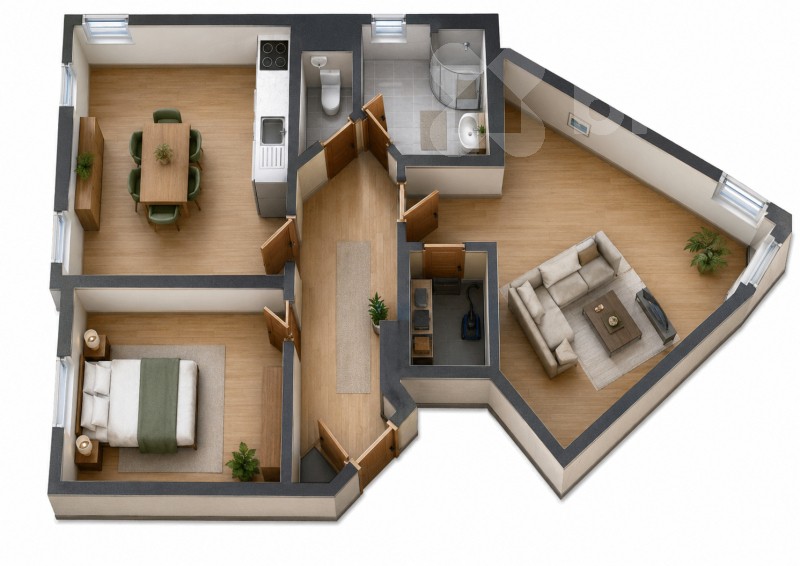 Prodej byt 3+kk - Na Drážce 499, Pardubice Bílé Předměstí, 58 m² - 5