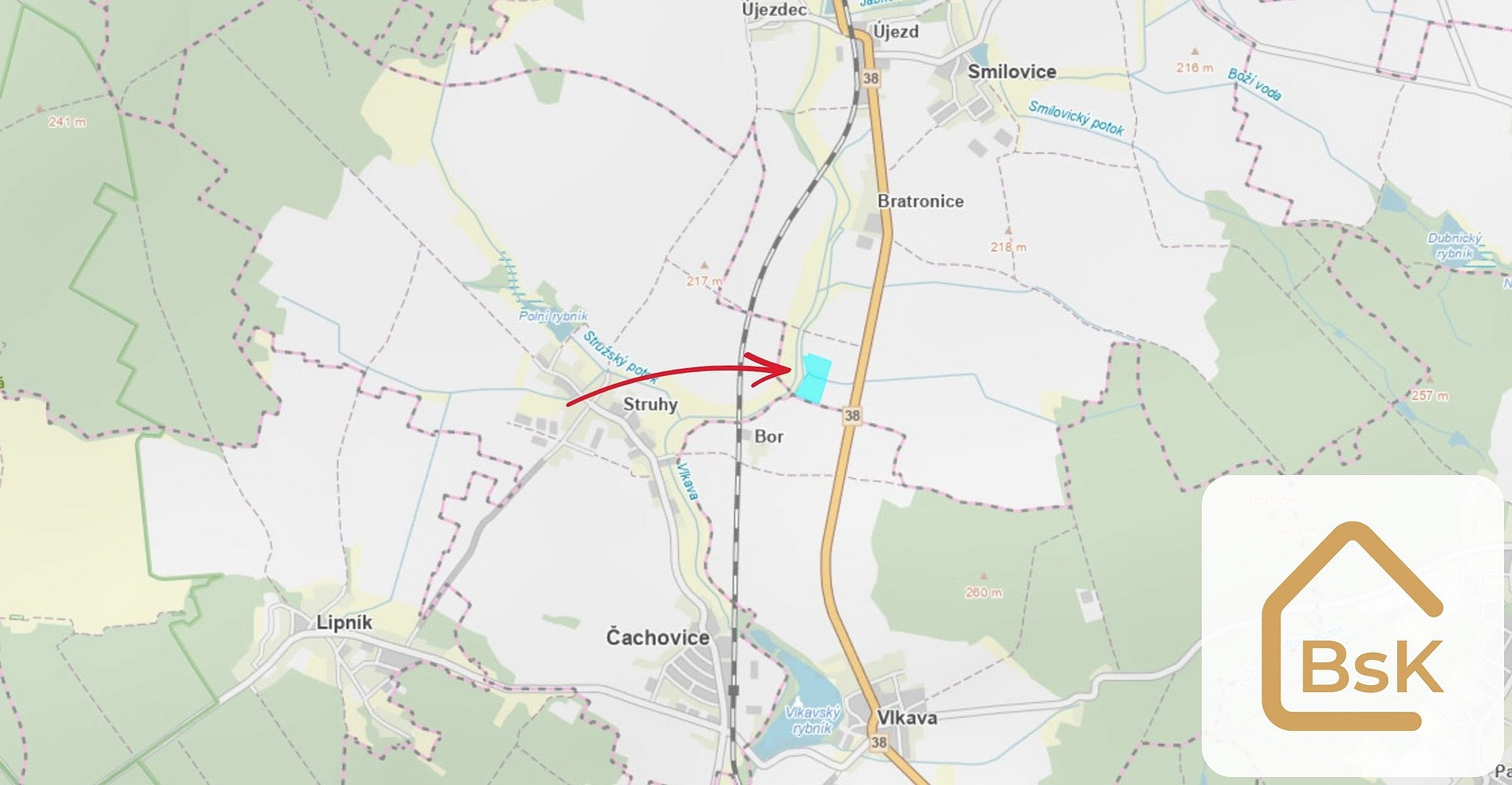 Zemědělský pozemek · Smilovice - Bratronice, okres Mladá Boleslav - 3