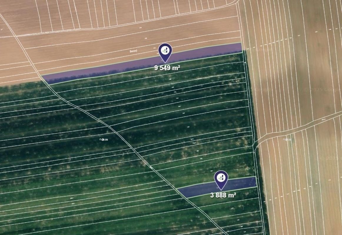 Zemědělské pozemky, Mšené-lázně, 1 120 m²