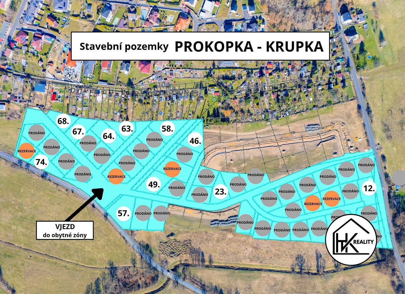 Pozemek pro bydlení · Krupka, okres Teplice - 4