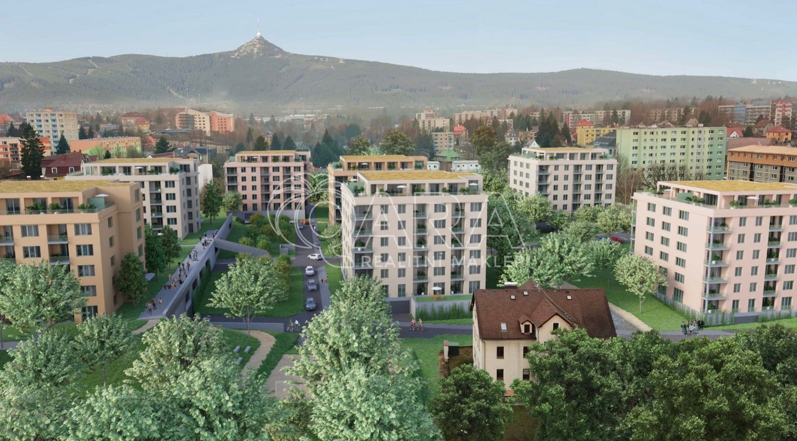Pronájem byt 2+kk - Švermova, Liberec, 60 m²