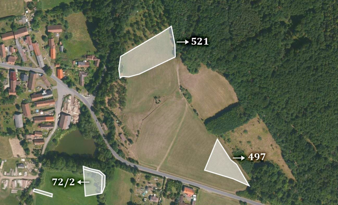 Prodej louka - Slatina, Chudenice, 83 243 m²