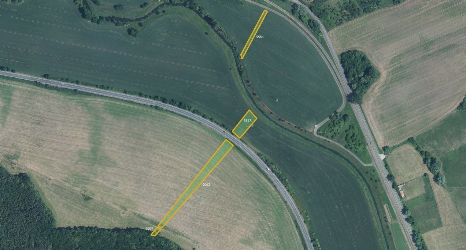 Zemědělské pozemky, Hradčovice