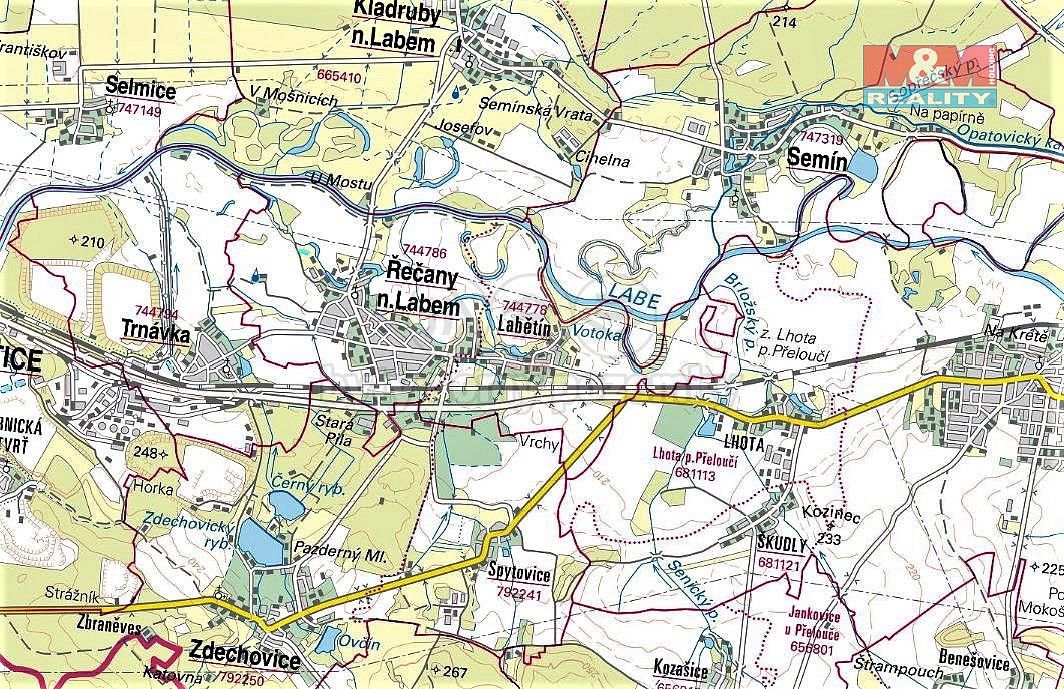 Prodej louka - Řečany nad Labem, okres Pardubice, Pardubický kraj - 5