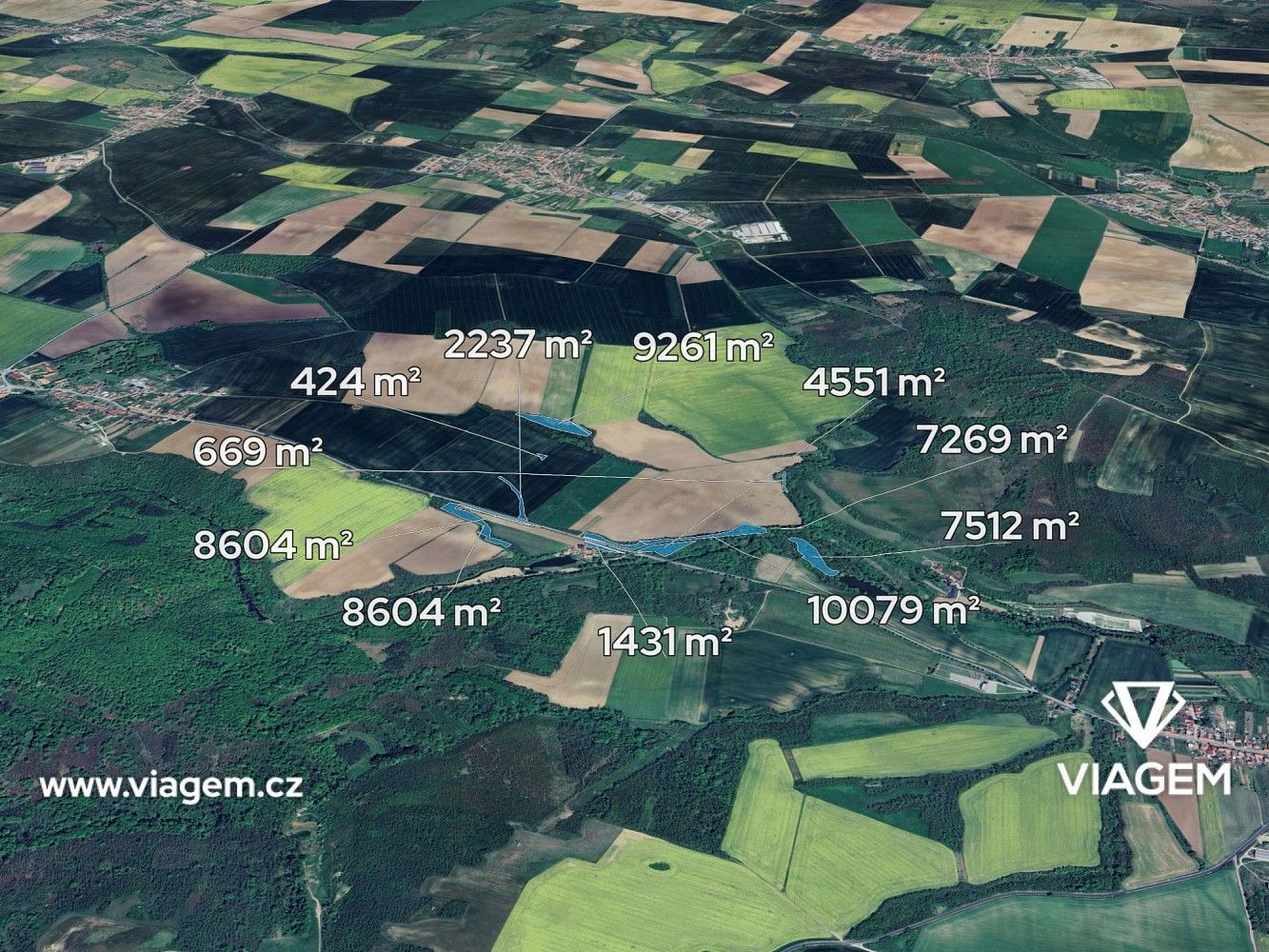 Les, 3 766 m²