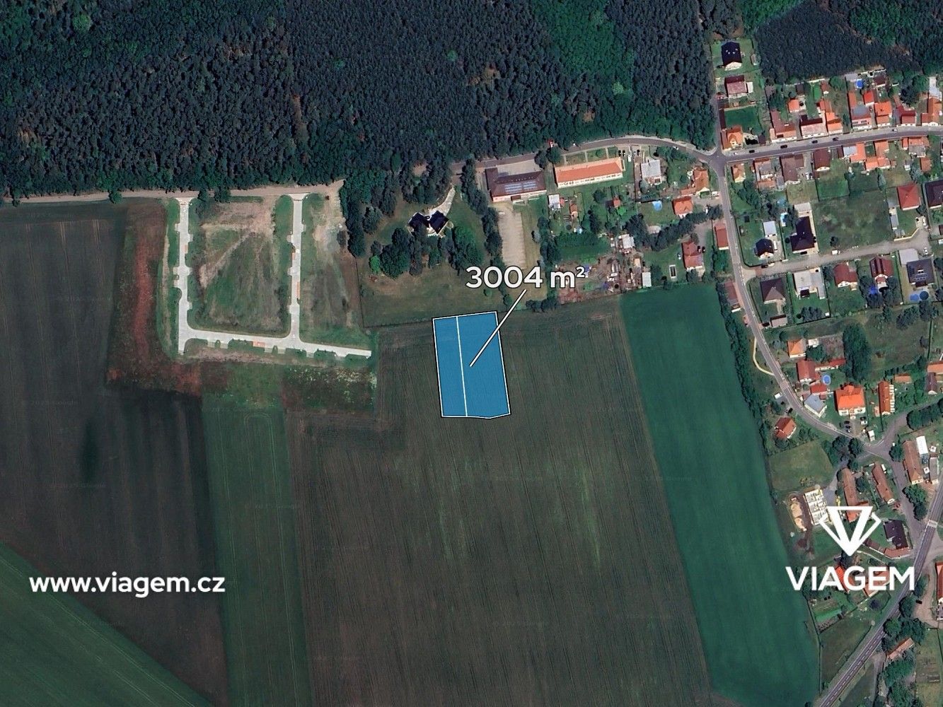 Prodej pozemek pro bydlení - Zvěřínek, okres Nymburk, Středočeský kraj - 2