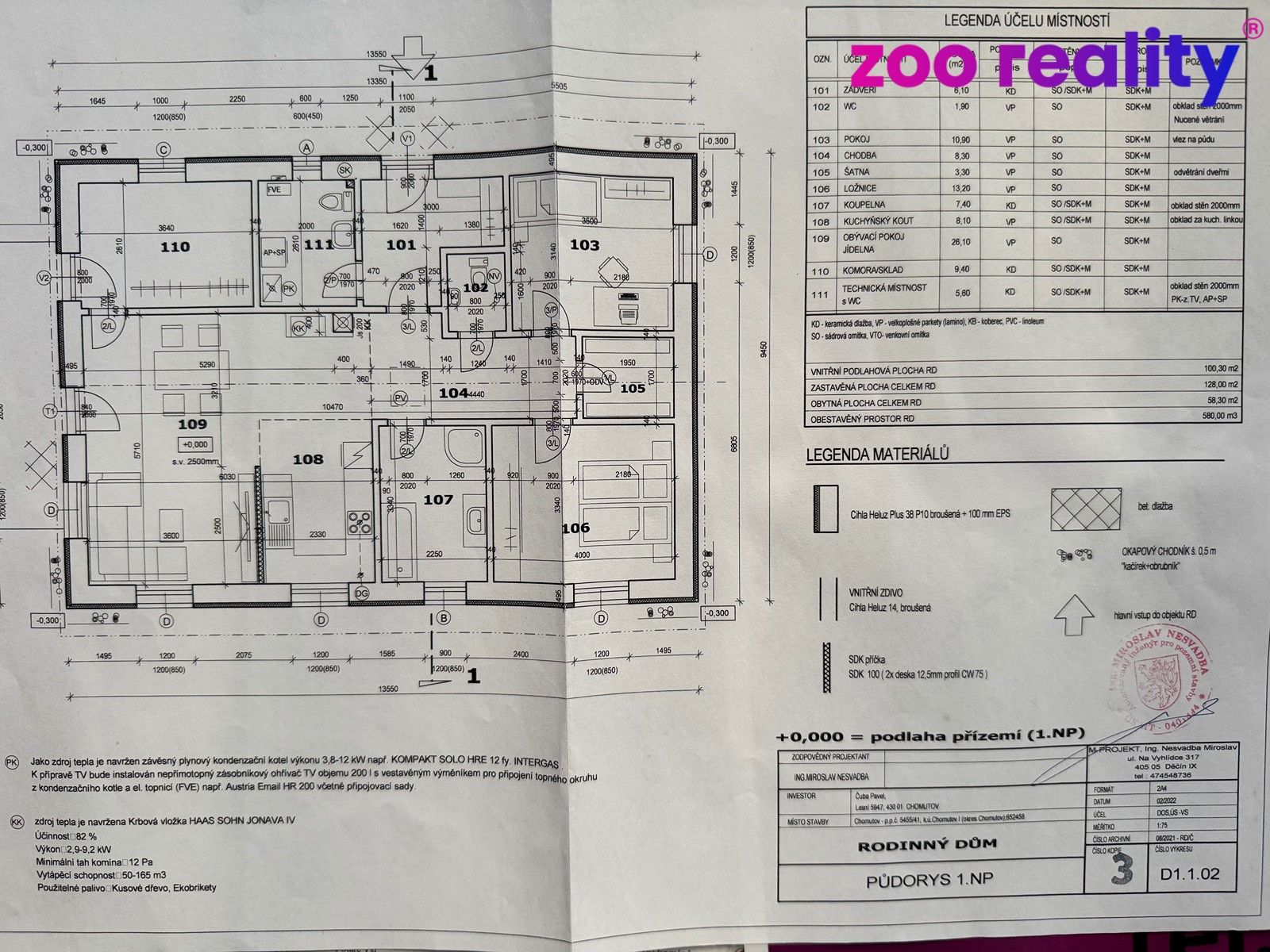 Prodej rodinný dům - Chomutov, 100 m²