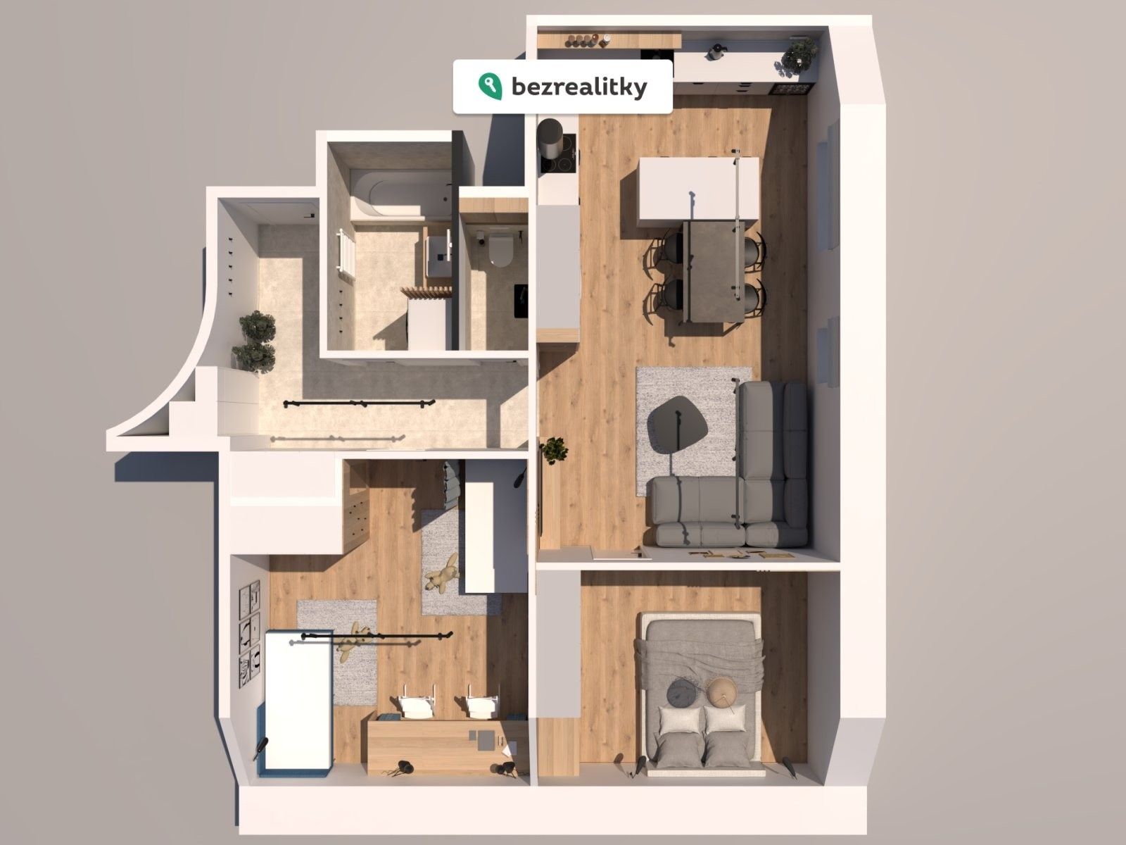 Prodej byt 3+kk - třída Komenského, Kyjov, 77 m²