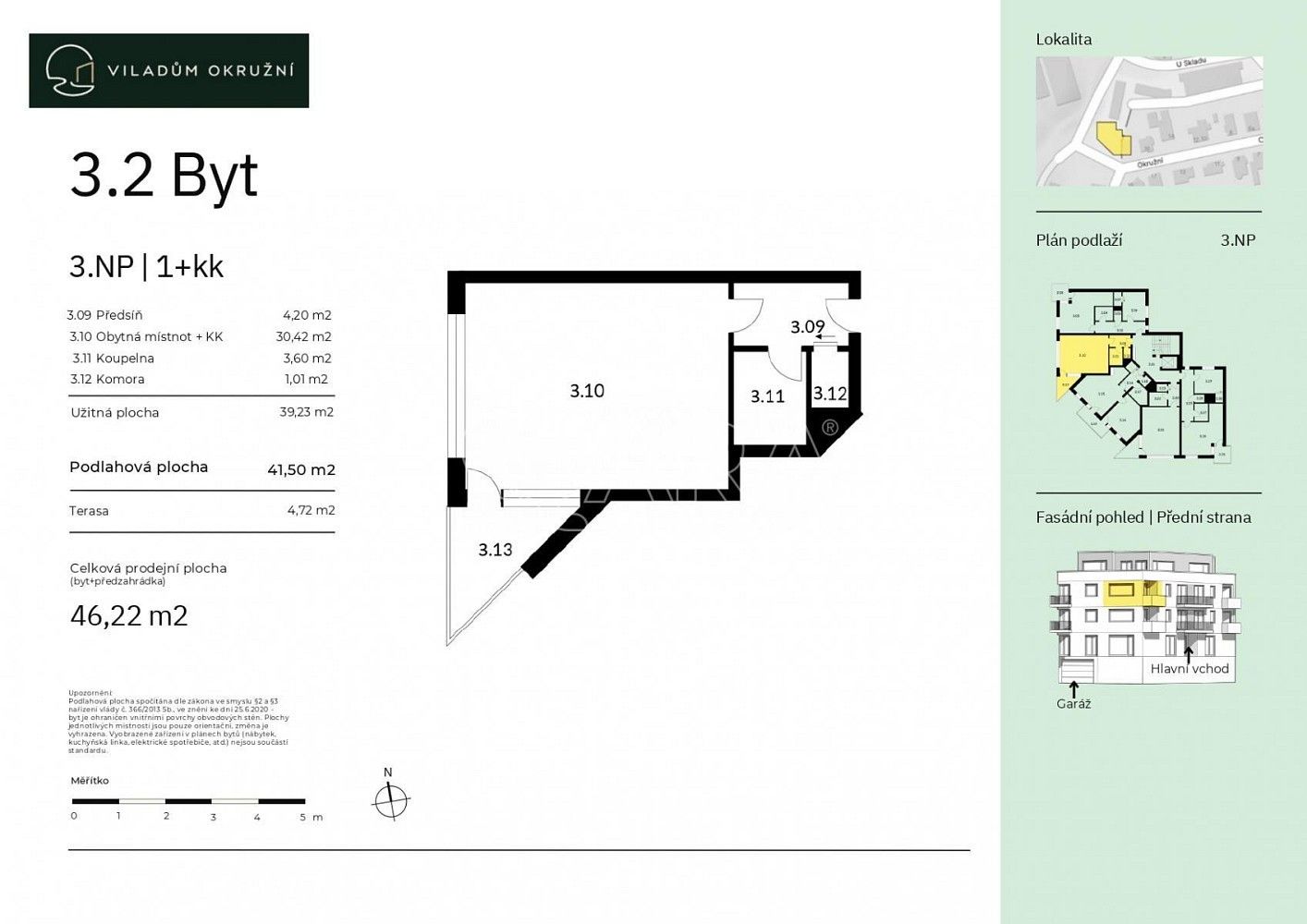 1+kk, Praha - Modřany, okres Praha 12, Hlavní město Praha, 41 m² - 2