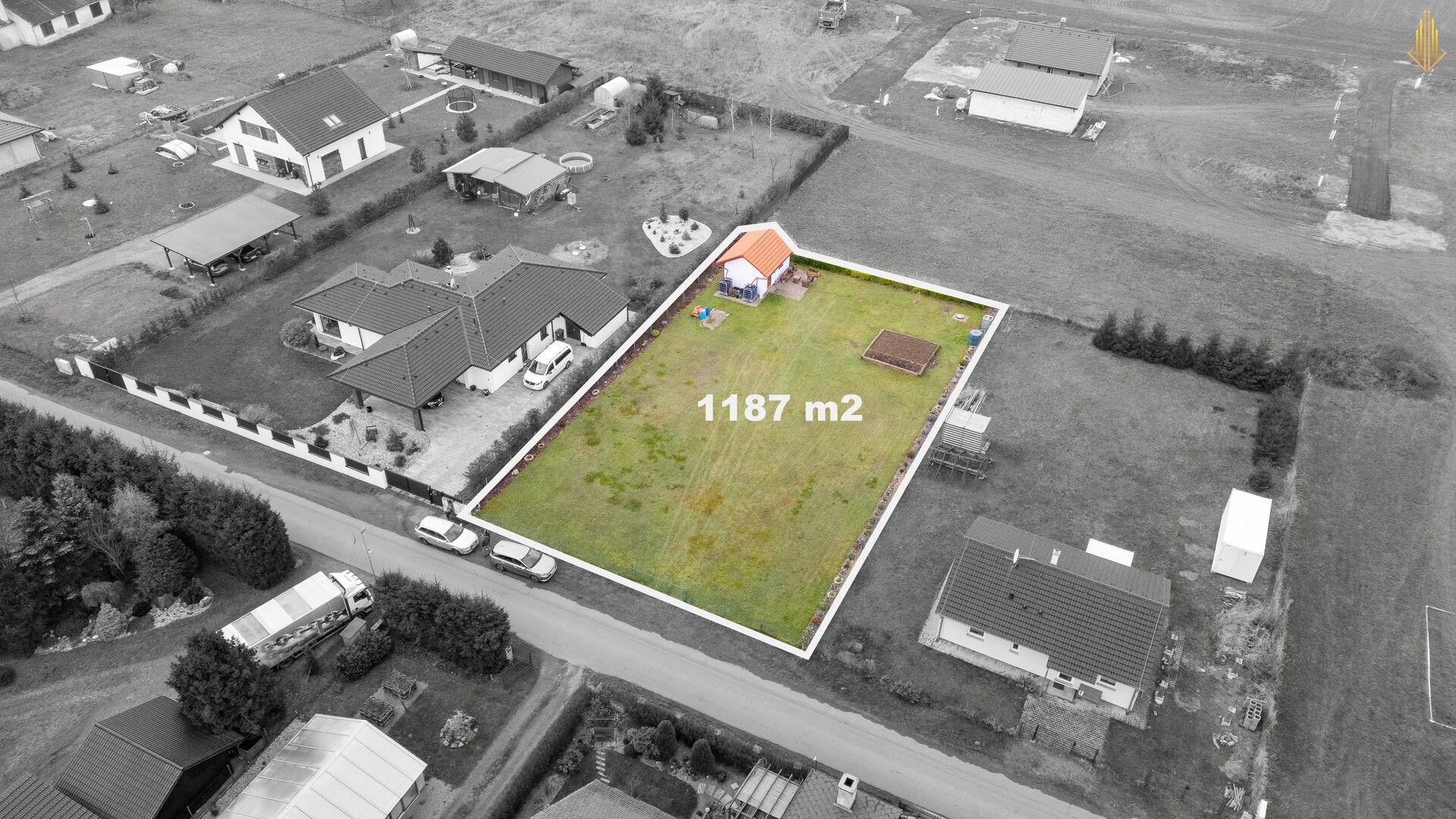 Pozemky pro bydlení, Hřibiny, Hřibiny-Ledská, 1 187 m²