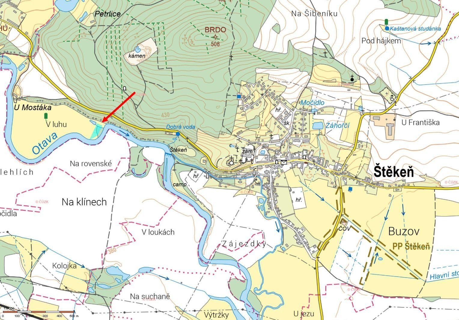 Louka · 3 698 m² · Štěkeň - 4