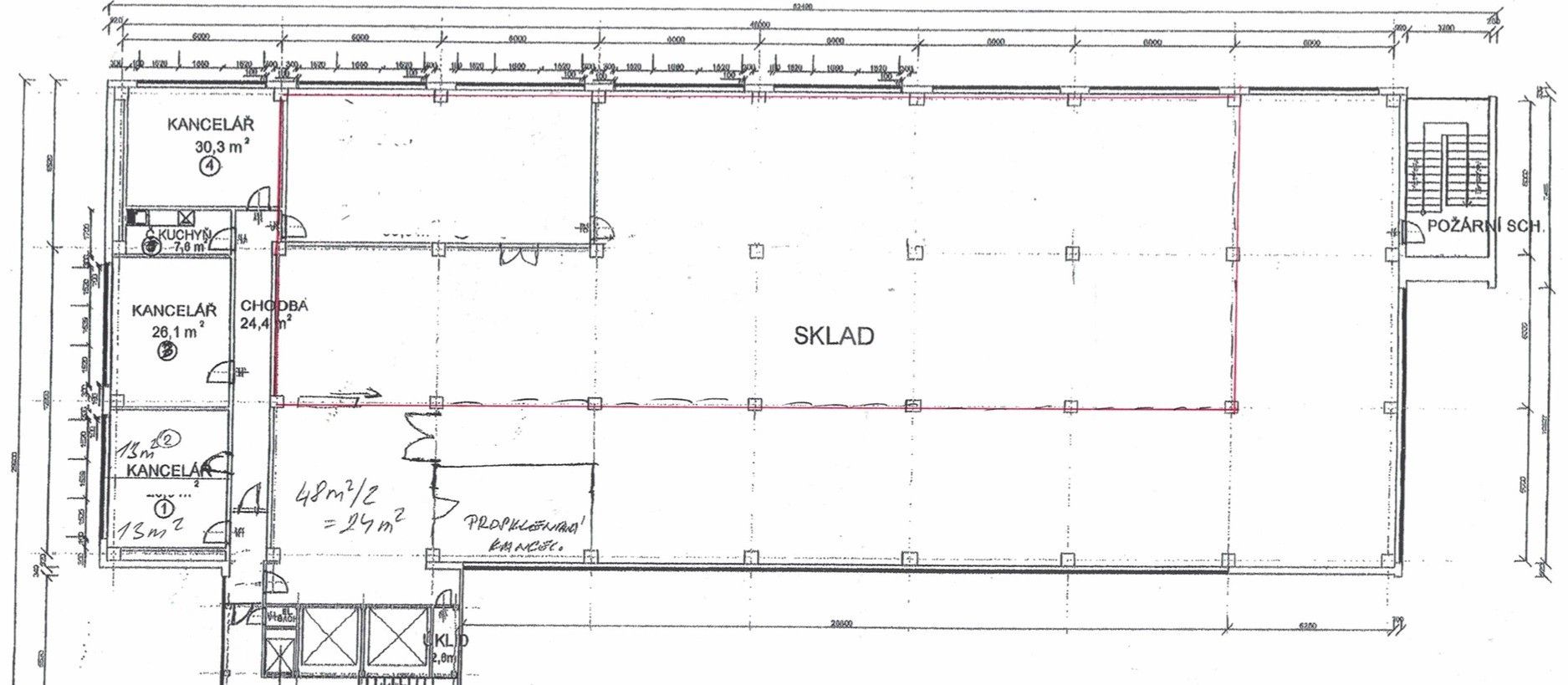 Sklady, Ve žlíbku, Praha, 456 m² - 2